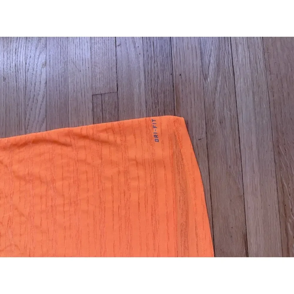Nike Dri-FIT Women’s Small Orange Strappy Racerback Athletic Tank Top Running